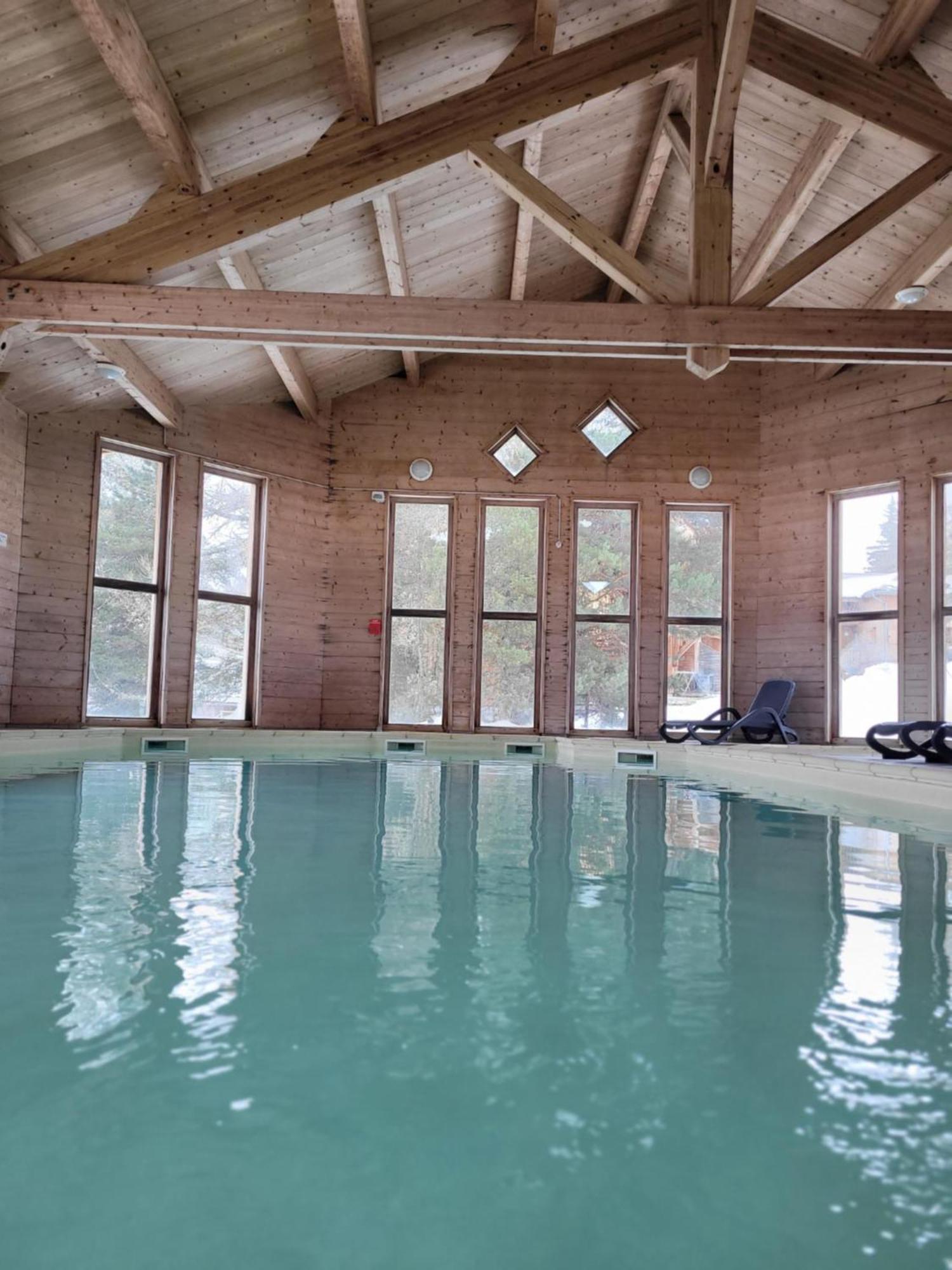 Chalet By Sophie Superdevoluy Avec Piscine エクステリア 写真